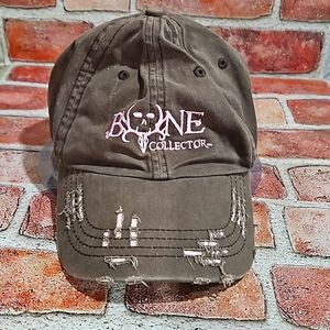 ladies Bone Collector distressed hat